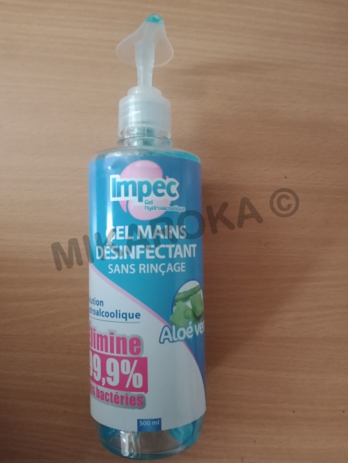 gel mains désinfectant Impec 500ml