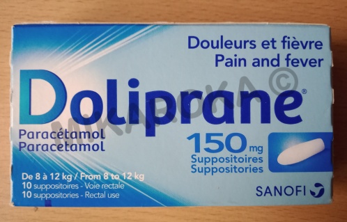 Doliprane suppositoire 150mg