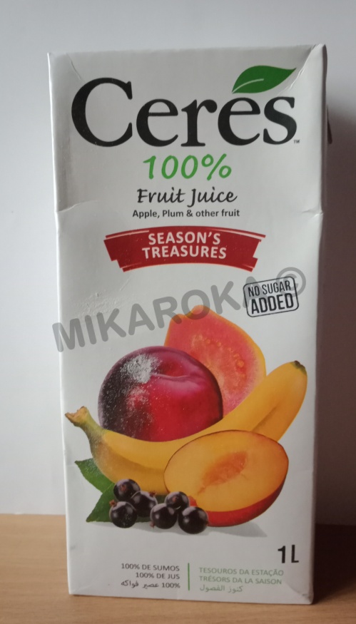 jus de fruit ceres 100% season's treasures