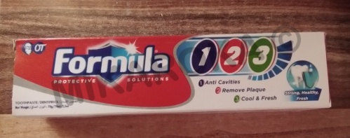 Dentifrice Formula 1 2 3