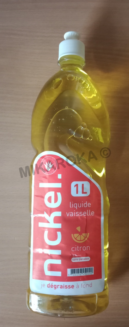 Liquide vaisselle Nickel citron 1L