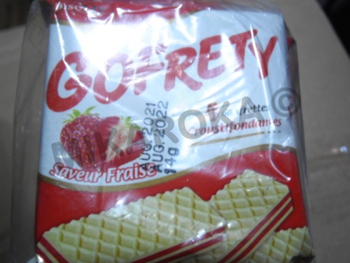 Gofrety Fraise